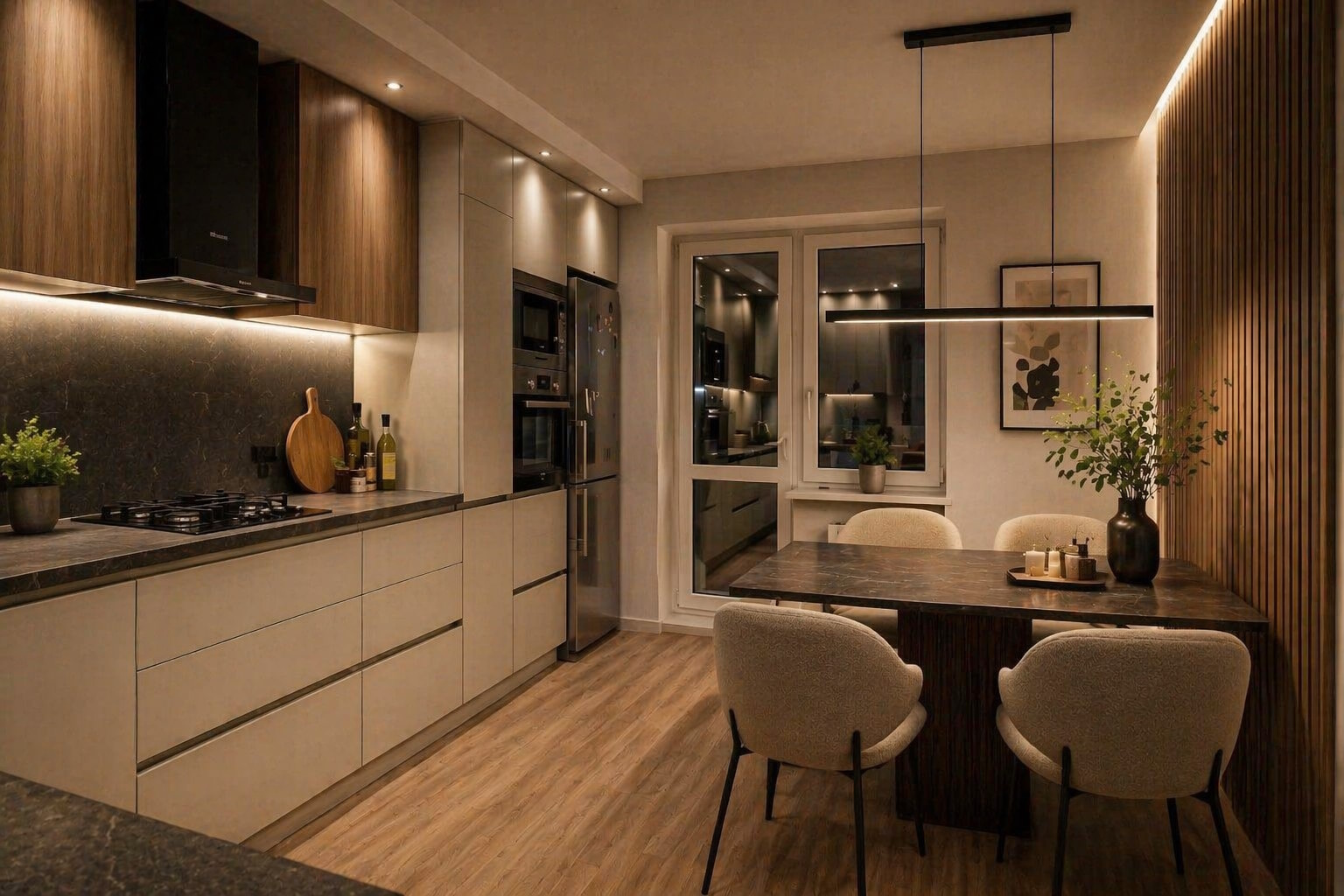 Ремонт под ключ кухни в Балашихе